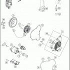 2021 250 XC-W TPI Engine Система зажигания
