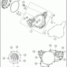 2021 KTM 250 XC TPI Engine Кожух сцепления