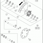 2020 250 SX-F CHASSIS Переднее колесо