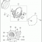 2021 KTM 500 XCF-W Engine Кожух сцепления