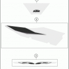 2021 KTM 250 SX Chassis Наклейки