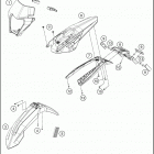 2020 500 EXC-F CHASSIS Обтекатель , крылья