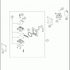 2021 250 XC-W TPI Engine Мощностной клапан