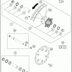 2020 125 SX CHASSIS Переднее колесо