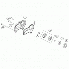 2021 KTM 250 SX Engine Водяной насос