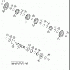450 XC-F 2020_Engine Трансмиссия 2-контрпривод