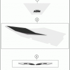 2021 KTM 125 SX Chassis Наклейки