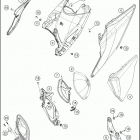 2021 KTM 150 XC-W TPI Chassis Воздушный фильтр