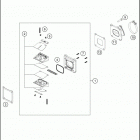 2020 125 SX ENGINE Мощностной клапан