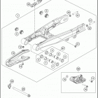 2021 KTM SXE-5 Chassis Бугель