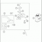 2021 KTM 50 SX Chassis Front brake control