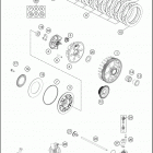 2021 250 XC-W TPI Engine Сцепление