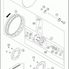 2021 KTM 50 SX Chassis Переднее колесо