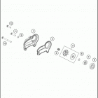 2020 250 XC TPI ENGINE Водяной насос