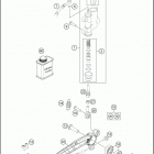 2021 KTM 85 SX Chassis Тормозной цилиндр задний