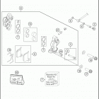 2021 KTM 50 SX Chassis Передний суппорт