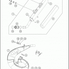 2020 250 SX CHASSIS Глушитель