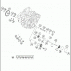 2020 250 XC-F ENGINE Масляная система