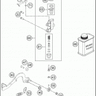 2021 KTM 50 SX Chassis Тормозной цилиндр задний