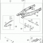 2020 125 SX CHASSIS Бугель