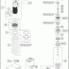 2021 KTM 85 SX Chassis Амортизатор в разборе