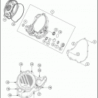 2020 350 EXC-F ENGINE Кожух сцепления