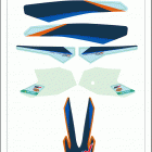 2021 KTM 50 SX Factory Edition Chassis Наклейки