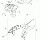 2020 150 XC-W TPI CHASSIS Tank, seat