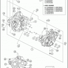 2021 KTM 350 XCF-W Engine Картер двигателя