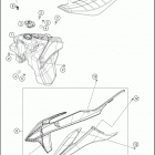 2020 250 XC-F CHASSIS Tank, seat