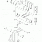 2021 KTM 125 XC Chassis Соединение рычагов