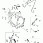 2020 125 SX CHASSIS Рама