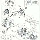2021 KTM 85 SX Engine Картер двигателя