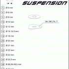 2021 KTM 50 SX Factory Edition Chassis WP Прокладки для установки