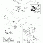 2019 500 EXC-F CHASSIS Руль
