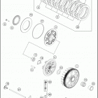 2020 250 SX-F ENGINE Сцепление