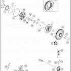 2020 125 SX ENGINE Сцепление