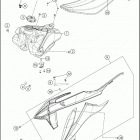 2020 125 SX CHASSIS Tank, seat