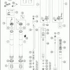 2021 KTM 85 SX Chassis Передняя вилка