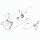 2020 150 XC-W TPI CHASSIS Фара