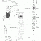 2021 KTM 150 XC-W TPI Chassis Амортизатор в разборе