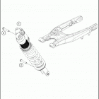 2021 KTM 350 XCF-W Chassis Амортизатор