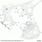 CHALLENGER STANDARD (N21LCBRR) Engine, engine mounting - n21lcbrr all options (200696c)