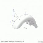 CHIEFTAIN STANDARD 111 (N21TCBAA) Body, fender, front - n21tcbaa all options (201198c)