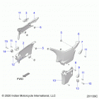 CHIEF VINTAGE DARK HORSE 111 (N21TVDAA/TVDCA) Body, side covers - n21tvdaa  /  n21tvdca all options (2...