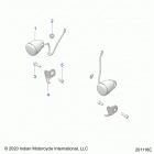 CHIEF VINTAGE DARK HORSE 111 (N21TVDAA/TVDCA) Electrical, turn signals, front - n21tvdcaa  /  n21tvdca...