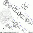 CHALLENGER DARK HORSE (N20LCDRR) Drive train, clutch and primary drive - n20lcdrr all opt...