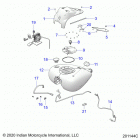 CHIEF VINTAGE DARK HORSE 111 (N21TVDAA/TVDCA) Fuel system, fuel tank asm. - n21tvdaa  /  n21tvdca all ...
