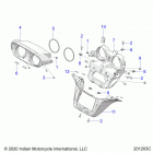 CHALLENGER STANDARD (N21LCBRR) Body, fairing asm 4 - n21lcbrr all options (201203c)