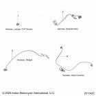 CHIEF VINTAGE DARK HORSE 111 (N21TVDAA/TVDCA) Electrical, wire harness 2 - n21tvdaa  /  n21tvdca all o...